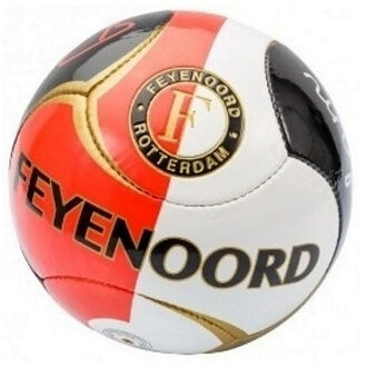 Feye Bal feyenoord leer middel rood/wit