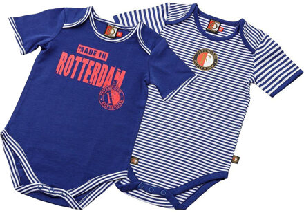 Feyenoord baby rompertjes SOF15 duo blauw, maat 62