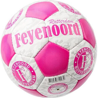 Feyenoord bal leer roze, maat 5