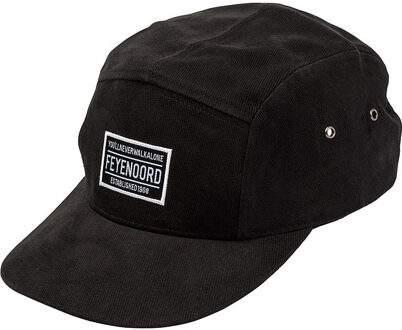 Feyenoord cap 5 panels senior zwart