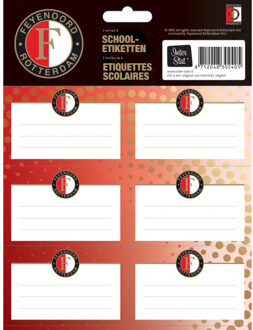 Feyenoord etiketten 18 stuks