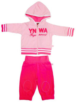 Feyenoord Joggingpak katoen baby YNWA roze maat 80