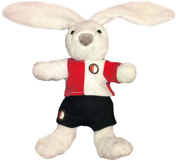 Feyenoord knuffelkonijn wit