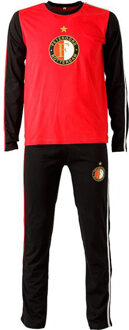 Feyenoord pyjama W15 rood/zwart, maat 152