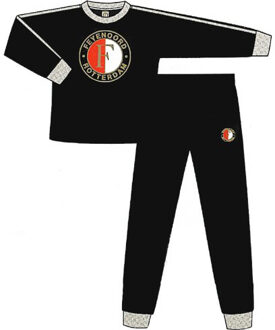 Feyenoord pyjama zwart, maat 128
