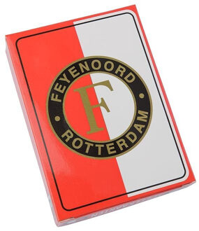 Feyenoord speelkaarten rood/wit 2016