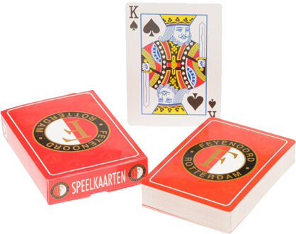 Feyenoord speelkaarten rood