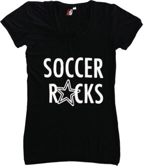 Feyenoord t-shirt soccer rocks Z-14 dames zwart, maat M