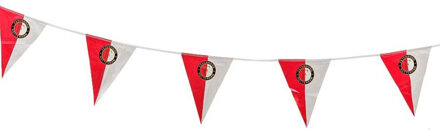 Feyenoord vlaggenlijn rood/wit 10 meter