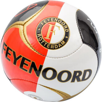 Feyenoord voetbal rood-wit-zwart embrossed logo