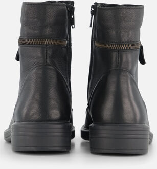 Feyn Brook Enkellaarsjes zwart Leer - 36,37,38,42