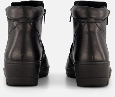 Feyn Enkellaarsjes zwart Leer - 37