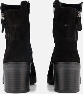 Feyn Enkellaarsjes zwart Suede - 36,37,38,39,40,41,42