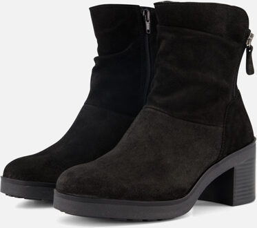 Feyn Enkellaarsjes zwart Suede - 36,37,38,39,40,42