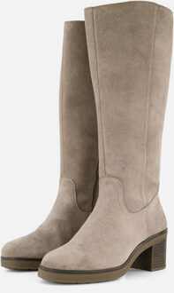 Feyn Hoge laarzen taupe Suede Beige - 36,37,38,39,40,41,42
