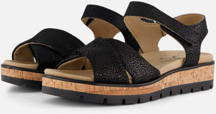 Feyn Mia01 Sandalen zwart Leer - 36,37,38,40,41,42