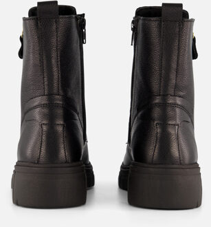 Feyn Paige29 Veterboots zwart Leer - 37,38,41