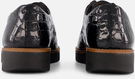 Feyn Veterschoenen zwart Lak - 36,37,38,39,40,41,42