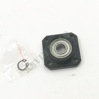 FF12 vaste end ondersteuning seat lager binnendiameter 10mm voor kogelomloopspil ondersteuning CNC XYZ 1 stks