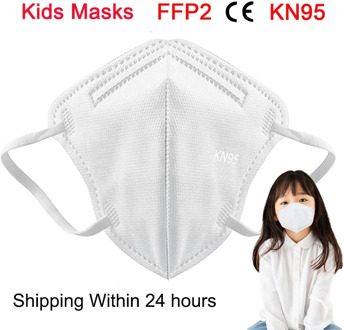 FFP2 Children's Masks Boy and Girl Face Mask Dust masque maske Protective Mouth KN95 Mask For 3-12 Years Old Kids Mascarillas