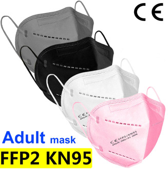 FFP2 Face mask KN95 facial masks 5 layers filter maske Protective anti flu mask dust mouth mask Breathable mascarillas balck etc