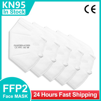 FFP2 face mask KN95 facial masks filtration maske dust mask 5 layers mouth mask Protective mascarillas masque tapabocas