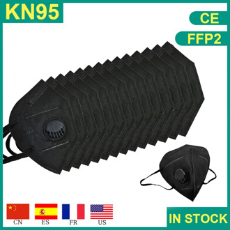 FFP2 Protective Mask Cotton With Breathing Valve mascarilla ffp2 kn95 mascarillas negras mouth caps masks ffp2reutilizable маска