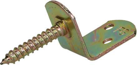 FG | Vlechtschermsteun L 30x2 ZnGeel | 100 st FG03250020305