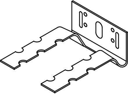 FG | Wandanker dilaterend 40x88 //60x1,25 Zn - 100 stuks - FG052100140885