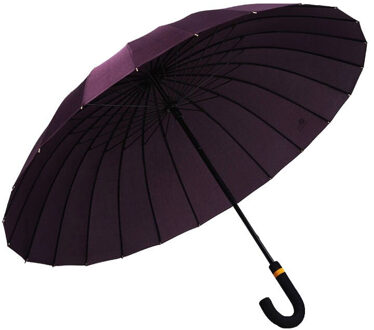 FGHGF Bloemen Patroon 24 k Magic Long-handvat Paraplu Extra Grote Maat Oversized Winddicht Grote Vrouwen Mannen Paraguas diep blauw