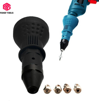 FGHGF Electric Pull Rivet Screw Guns Set Riveting Adapter Tool Cordless Drill Insert Nut For Blind Rivets 2.4-4.8mm DIY Tools