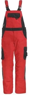 FHB ECKHARD Tuinbroek [130630] (Twill) Rood/Zwart - NL:42 BE:36