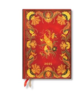 Fiammetta Midi 12-Month Vertical Hardback Dayplanner 2025 (Elastic Band Closure) - Fiammetta - Paperblanks