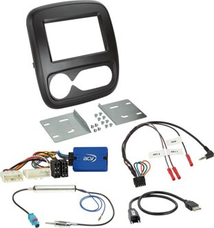 Fiat 2-DIN kit Fiat/Nissan/Opel/Renault klimaatregelaar 621250181