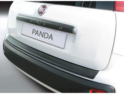 Fiat ABS Achterbumper beschermlijst passend voor Fiat Panda III 2012- (excl 4x4) Zwart