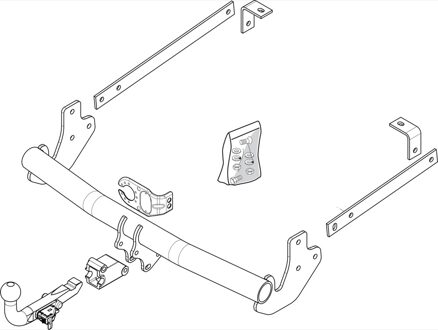 Fiat Afneembare trekhaak