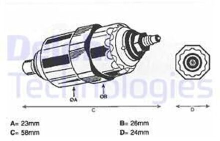 Fiat Afregelsysteem, Injector/Verstuiver 7185900W