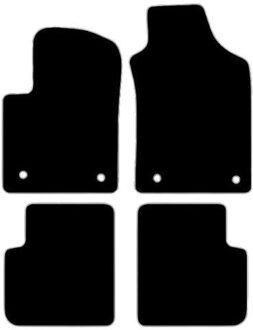 Fiat Automatten passend voor Fiat 500 Dualogic 2007-2012 MSN1360256