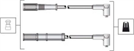 Fiat Bougiekabelset MSK1301