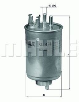 Fiat Brandstoffilter KL474