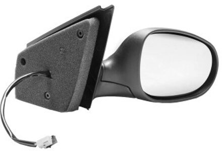 Fiat Buitenspiegel rechts elektrisch ZWART + Temperatuur Sensorsor