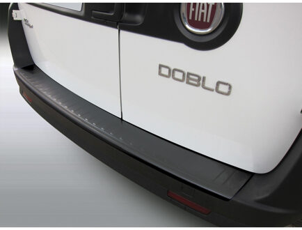 Fiat Bumper beschermer passend voor Fiat Doblo & Opel Combo 12/2014- Zwart GRRBP840