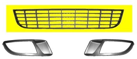Fiat Bumpergrill Onder 1629590