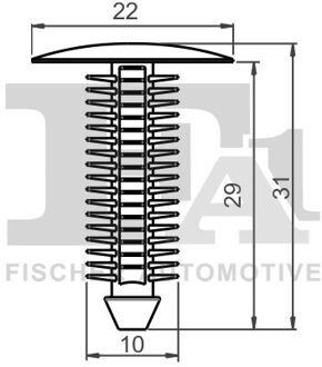 Fiat Clip, sier- /beschermingslijst 33100265