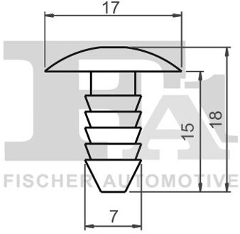 Fiat Clip, sier- /beschermingslijst 33100335