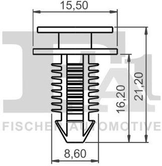 Fiat Clip, sier- /beschermingslijst 33100365