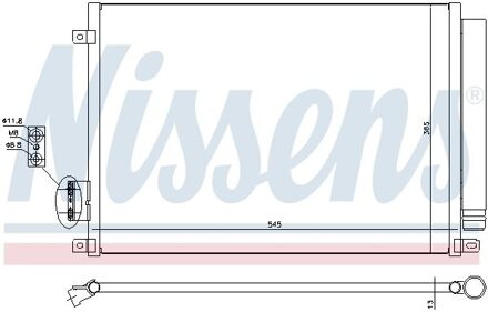 Fiat Condensator, airconditioning 940280