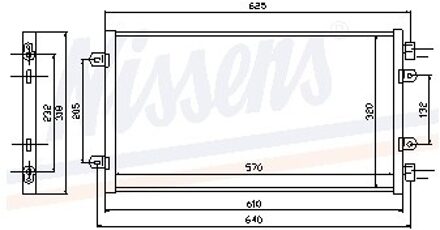 Fiat Condensator, airconditioning 94438