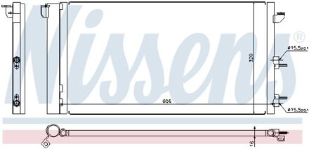 Fiat Condensor, airconditioning 94670