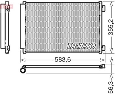 Fiat Condensor, airconditioning DCN09146